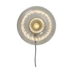 It's about RoMi Wandleuchte Brussels Glas Gold | Geeignet für 1x E27 