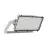 Ledvance LED-Scheinwerfer Max Radial 45 Aluminium Grau 600W 85600lm 45D - 730 Warmweiß | IP66 - Symmetrisch