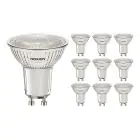 Lot 10x Noxion Spot LED GU10 PAR16 4W 345lm 36D - 830 Blanc Chaud | Dimmable - Équivalent 50W